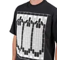 The Trilogy Tapes TTT Tetris Teeth T-Shirt (Schwarz / Glow in the Dark)