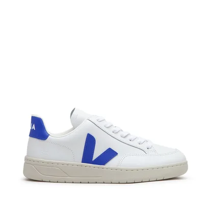 Veja WMNS V-12 Leather (Weiß / Blau)