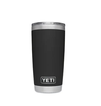 Yeti Rambler 20oz Becher (Schwarz)