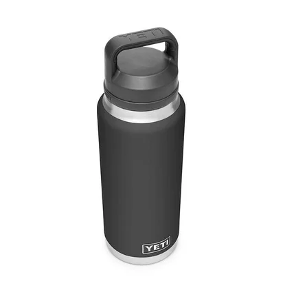 Yeti Rambler 36oz (1065ml) Flasche mit Chug Cap (Schwarz)