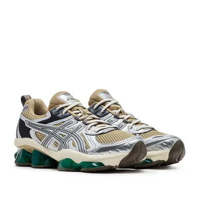 Asics Gel Quantum Kinetic (Beige / Silber / Grün)