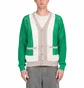 Obey Anderson 60’s Cardigan (Grün / Beige)