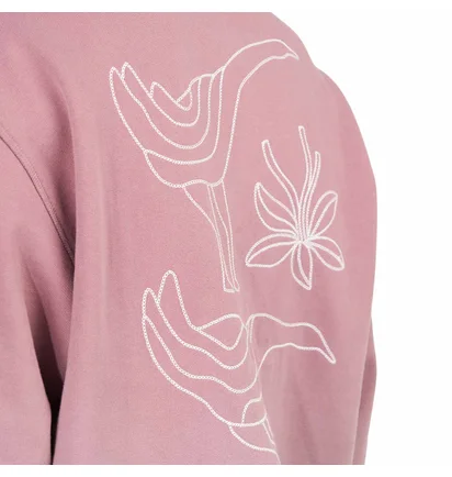 by Parra Duck Attack Crew Neck Sweatshirt (Rosa)