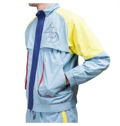 Aimé Leon Dore Color Blocked Nylon Windbreaker (Blau)