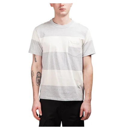 Norse Projects Johannes Block Stripe Tee (Grau)