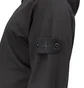 Stone Island Ghost Piece Cotton Stretch Fleece Hoodie (Schwarz)