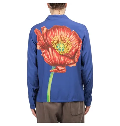 Stüssy Big Poppy Shirt (Blau)