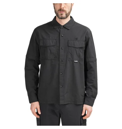 Stüssy Convertible Utility Shirt (Schwarz)