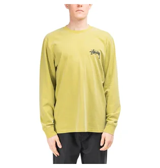 Stüssy Spring Weeds Pigment Dyed Longsleeve (Khaki)