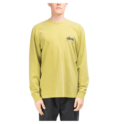 Stüssy Spring Weeds Pigment Dyed Longsleeve (Khaki)