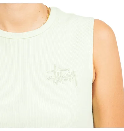 Stüssy WMNS Marcel Sleeveless Shirt (Mint)