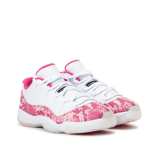 Air Jordan WMNS 11 Retro Low 'Pink Snakeskin' (Weiß / Pink)