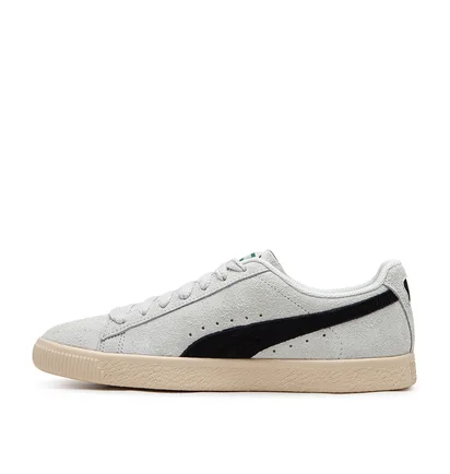 Puma Clyde Hairy Suede (Grau / Schwarz)