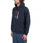 by Parra Wave Block Tremors Hooded Sweatshirt (Navy)