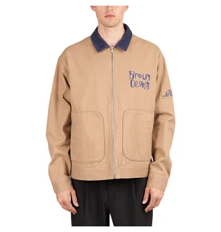 Brain Dead Perfect Visions Trucker Jacket (Braun)