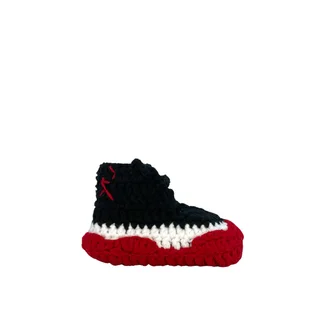 Baby Sneakers AJ11 Bred (Schwarz / Rot)