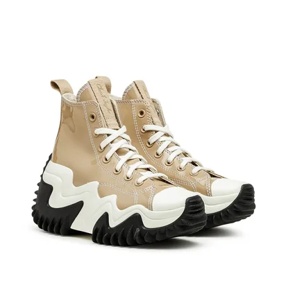 Converse Run Star Hi Motion (Khaki / Schwarz / Weiß)
