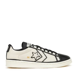 Converse x Joshua Vides Pro Leather Ox (Beige / Schwarz)