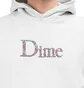 Dime Scribble Classic Logo Hoodie (Hellgrau)