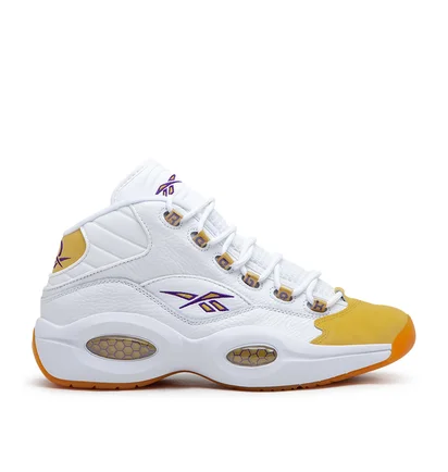 Reebok Question Mid (Weiß / Gelb)