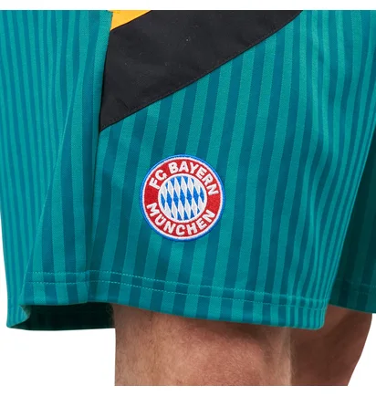 adidas FC Bayern Icon Shorts (Grün / Gelb / Schwarz)