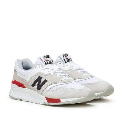 New Balance CM997HVW (Weiß / Rot)