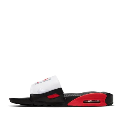 Nike Air Max 90 Slide (Schwarz / Rot / Weiß)