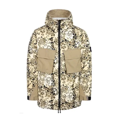 Stone Island Alligator Camo Light Cotton - Nylon Rep (Beige)