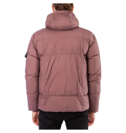 Stone Island Quilted Jacket (Dunkelrosa)