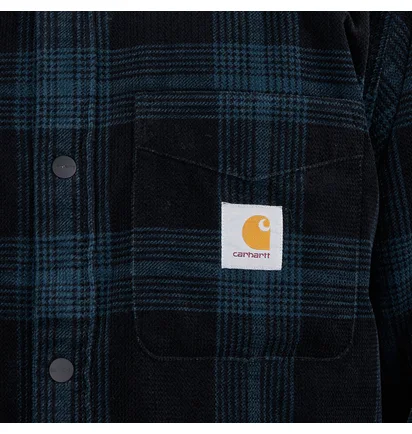 Carhartt WIP Ginnis Shirt Jac (Schwarz / Grün)