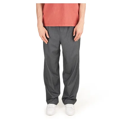 Stüssy Striped Volume Pleated Trouser (Grau)