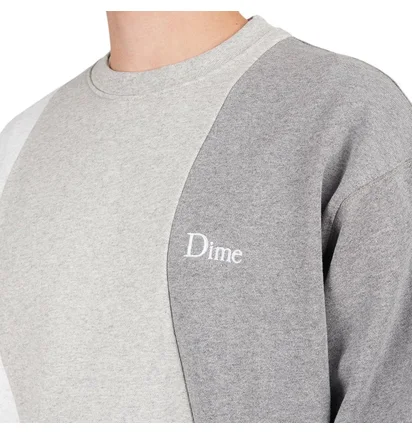 Dime Wavy 3-Tone Crewneck (Grau)