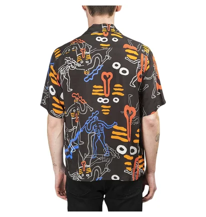 Aries Dude Hawaiian Shirt (Schwarz)