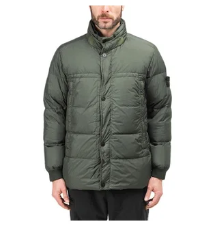 Stone Island Garment Dyed Crinkle Reps Down Jacket (Olive)