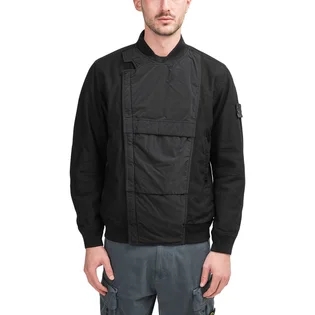 Stone Island 'Ghost Piece' Diagonal Wool Pullover (Schwarz)
