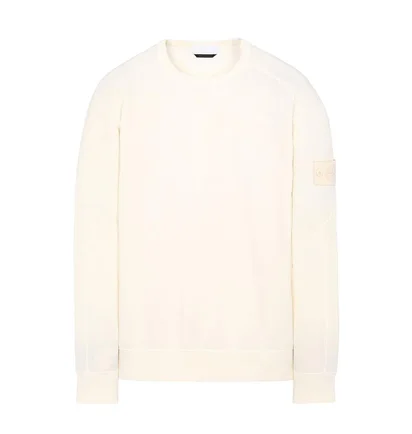 Stone Island 'Ghost Piece' Sweatshirt (Weiß)
