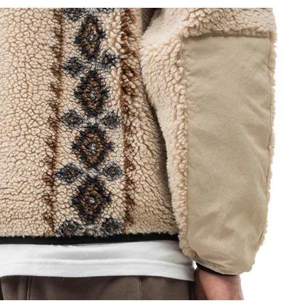 Stüssy Lima Jaquard Sherpa Jacket (Beige)