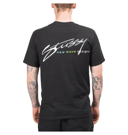 Stüssy New Wave Designs Tee (Schwarz)