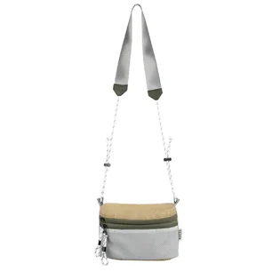 Taikan Sacoche Small Bag (Beige / Olive / Weiß)