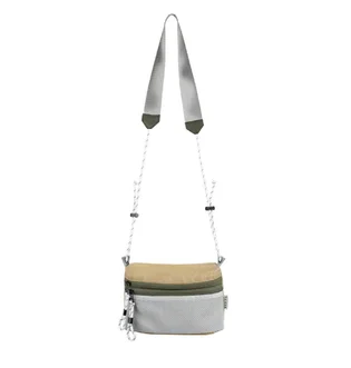 Taikan Sacoche Small Bag (Beige / Olive / Weiß)