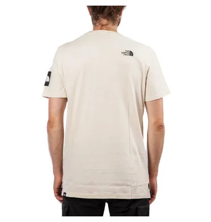 The North Face M SS Fine 2 Tee (Weiß / Grau)