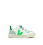 Veja Kids V-10 Velcro Chromefree (Weiß / Grün)
