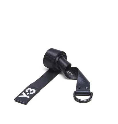 Y-3 Logo Belt (Schwarz)