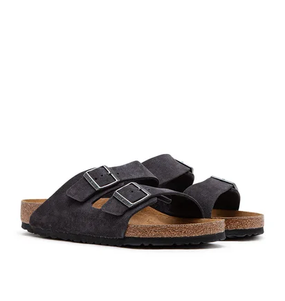 Birkenstock Arizona Soft Footbed Suede (Grau)