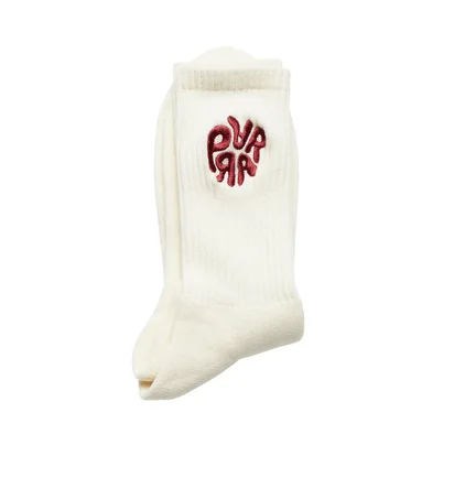 by Parra 1976 Logo Crew Socks (Weiß / Rot)
