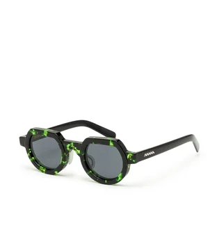 Brain Dead Tani Sunglasses (Schwarz / Grün)