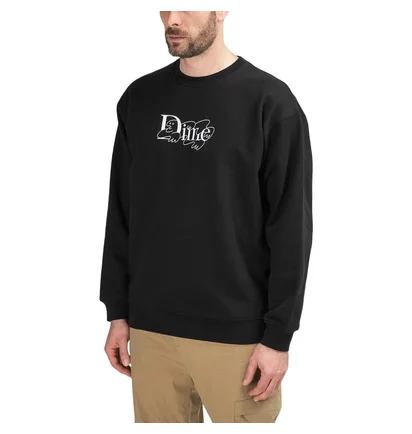 Dime Chilling Classic Logo Crewneck (Schwarz)