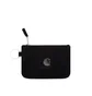 Carhartt WIP Wildleder Zip Wallet (Schwarz)