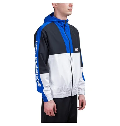 New Balance Athletics Windbreaker (Blau / Weiß)