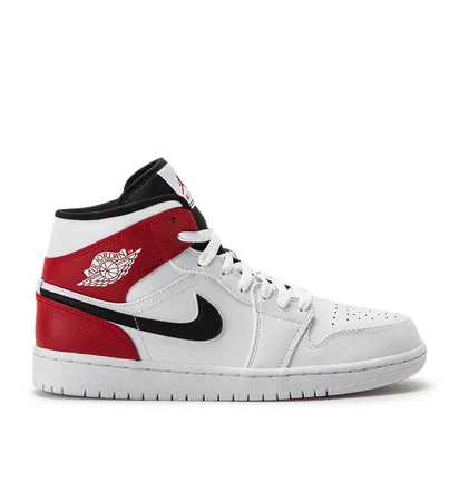 Nike Air Jordan 1 Mid 'Chicago Remix' (Weiß / Rot)